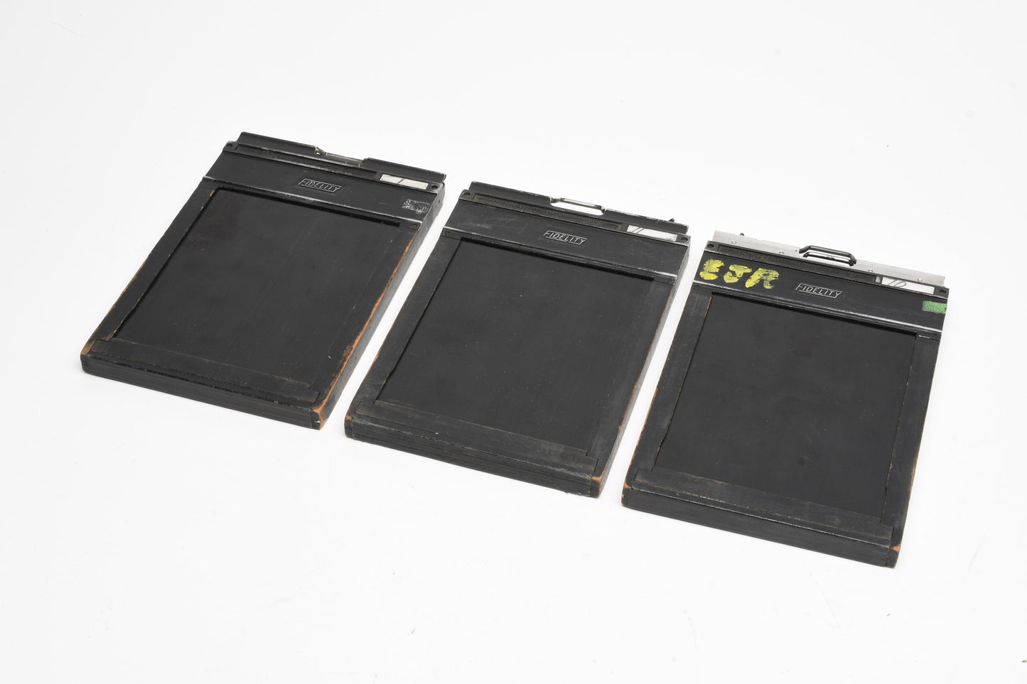 3X Fidelity wood 4x5 Film Holders, Good Condition