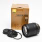 Nikon Nikkor AF-S DX 18-140mm f3.5-5.6G ED VR Lens w/Caps, UV Box, Mint