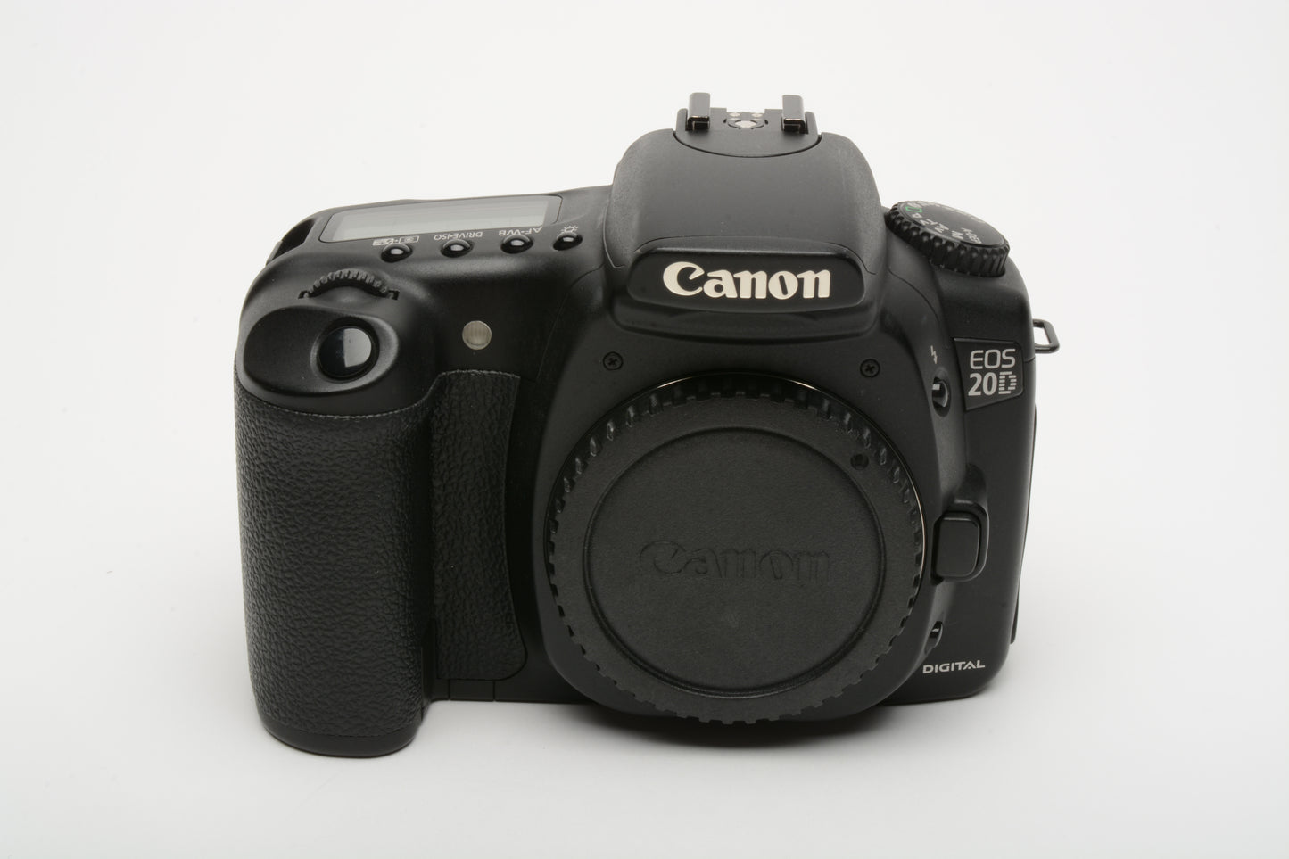 Canon EOS 20D DSLR body, batt, charger, strap, cap, CF card, very clean!