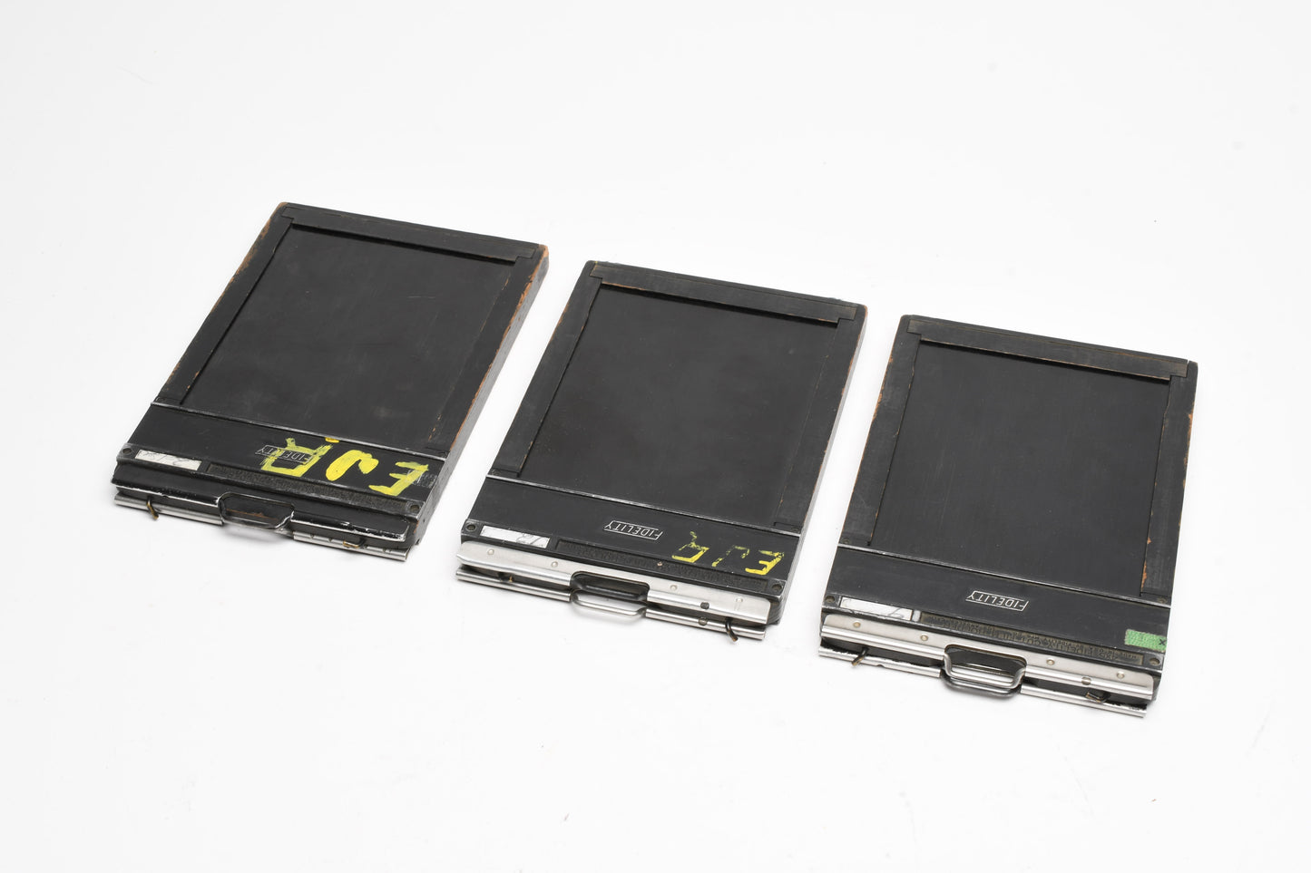 3X Fidelity wood 4x5 Film Holders, Good Condition