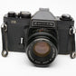 Chinon CS Black Body 35mm SLR w/50mm f1.7 lens, strap, new seals, tested