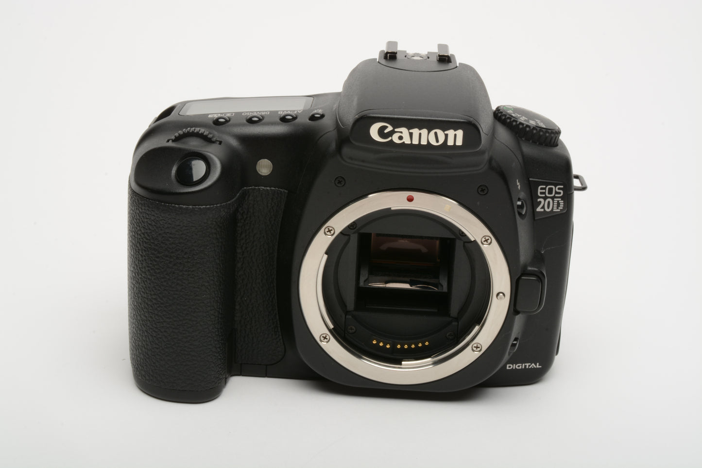 Canon EOS 20D DSLR body, batt, charger, strap, cap, CF card, very clean!