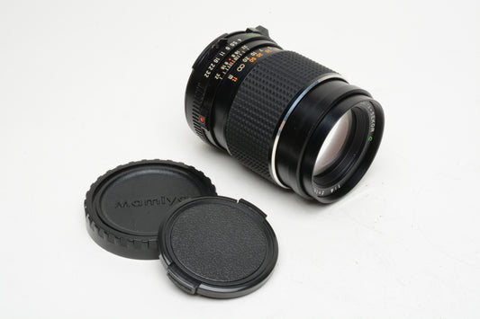 Mamiya Sekor C 150mm f4 lens, caps, very nice and clean