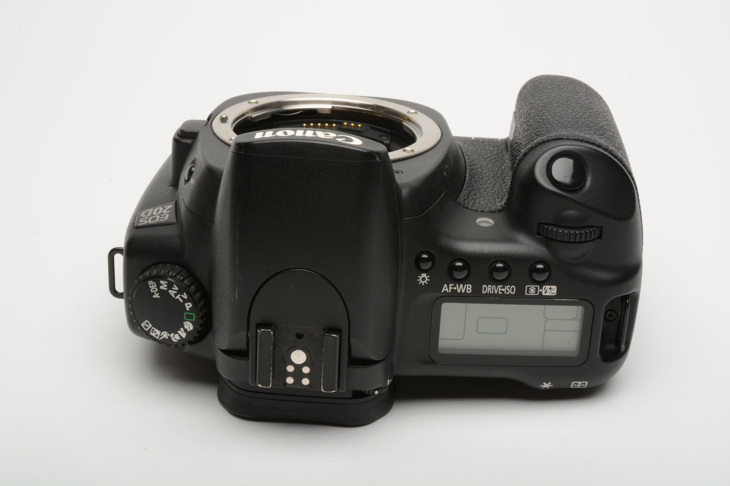 Canon EOS 20D DSLR body, batt, charger, strap, cap, CF card, very clean!