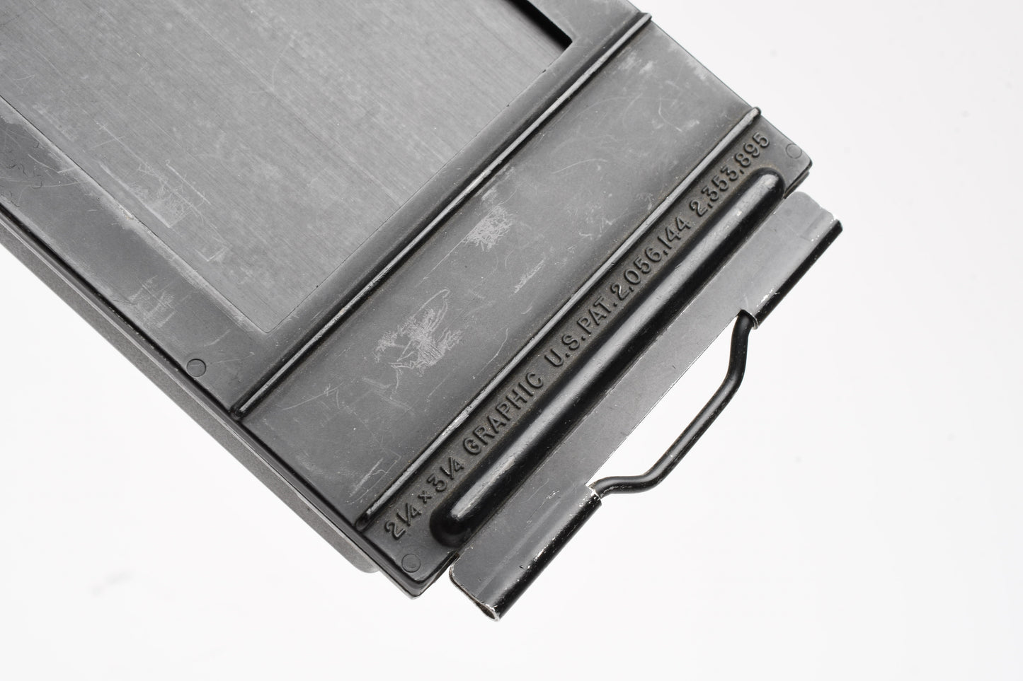 Graflex Graphic 1232 2 1/4 x 3 1/4 film pack adapter w/dark slide