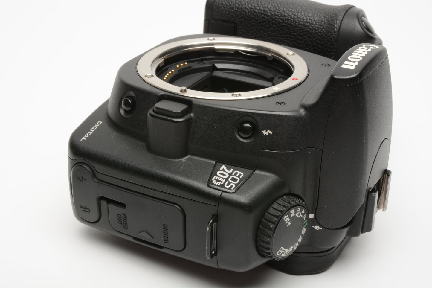 Canon EOS 20D DSLR body, batt, charger, strap, cap, CF card, very clean!