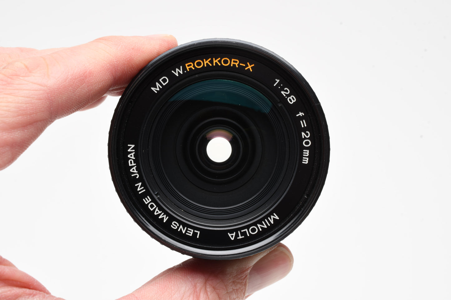 Minolta MD W.Rokkor-X 20mm F2.8 Lens for MD Mount, Caps, Sharp!