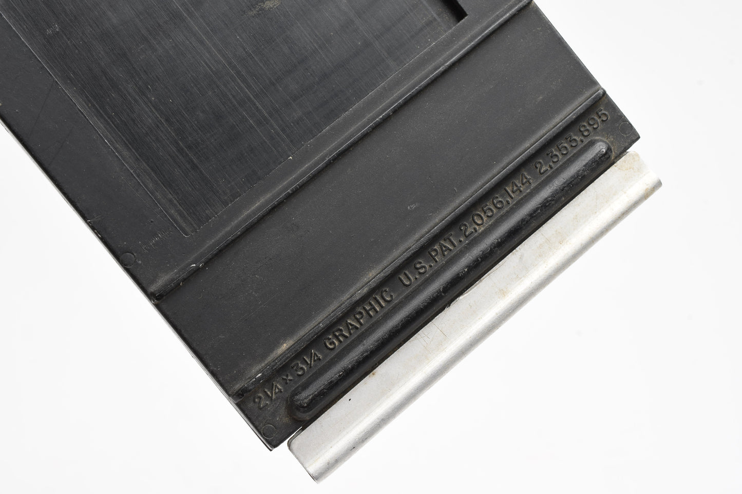 Graflex Graphic 1232 2 1/4 x 3 1/4 film pack adapter w/dark slide