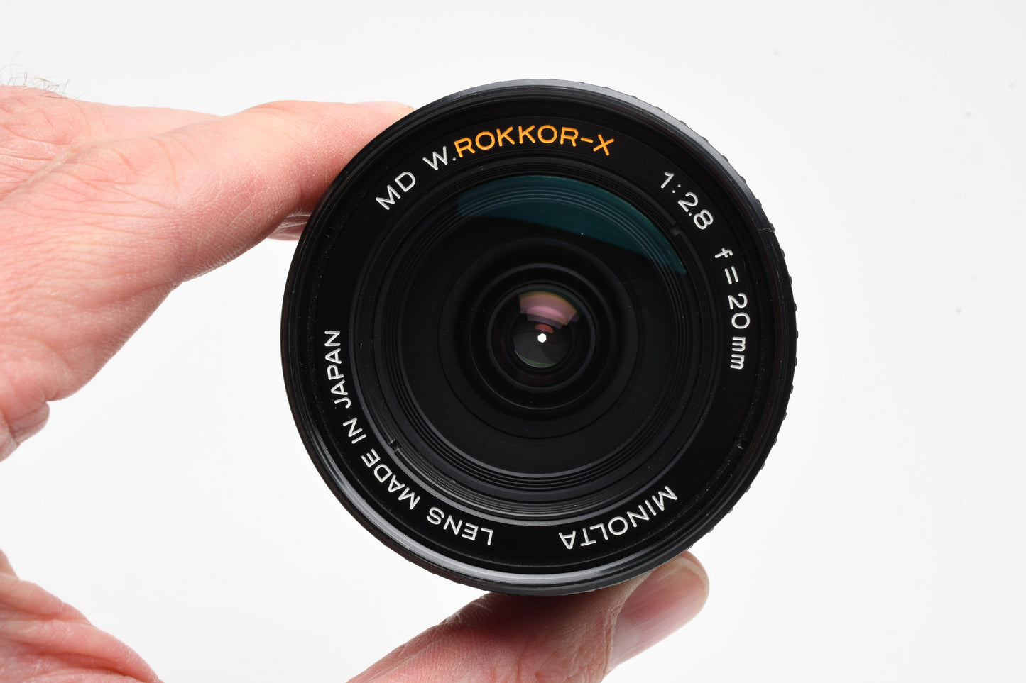 Minolta MD W.Rokkor-X 20mm F2.8 Lens for MD Mount, Caps, Sharp!