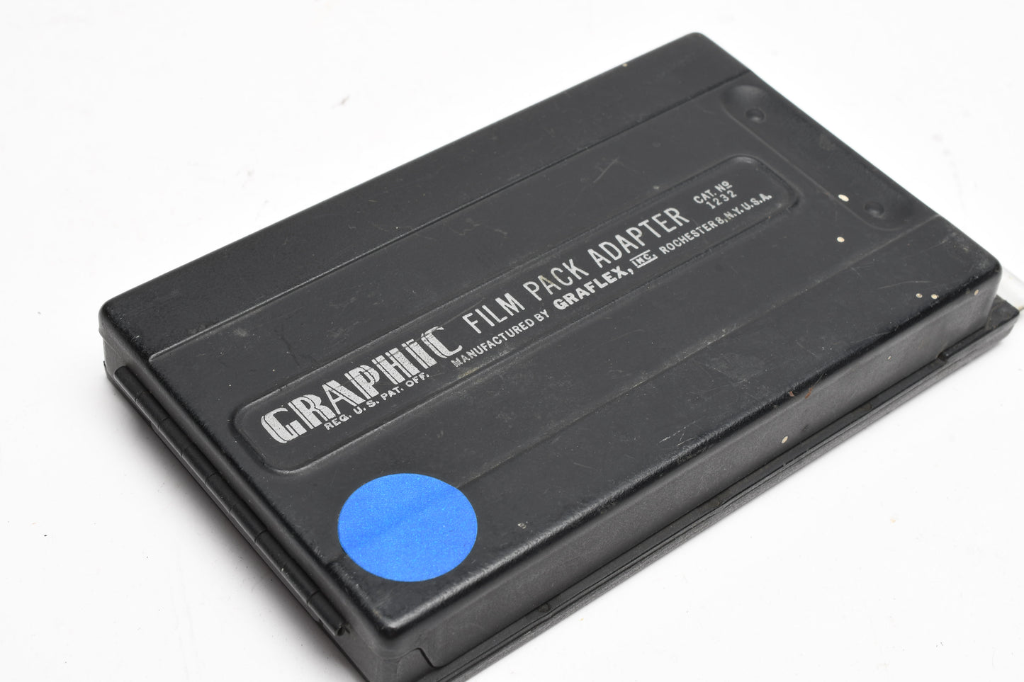 Graflex Graphic 1232 2 1/4 x 3 1/4 film pack adapter w/dark slide