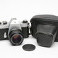 Pentax Spotmatic SP F chrome 35mm SLR w/50mm F1.8, case, cap, new seals, nice!