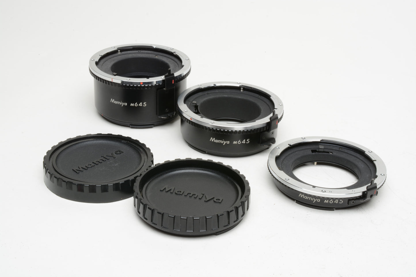 Mamiya Extension Tube set 1, 2, 3S w/Caps, very clean