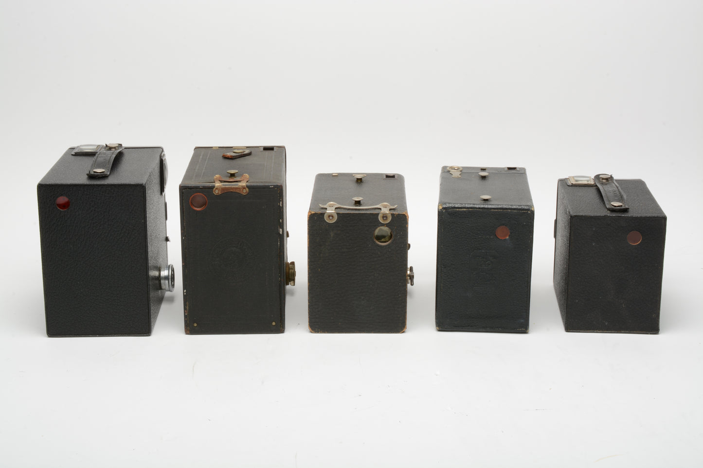 5X Vintage Box cameras - Nice collector or display bundle (C)