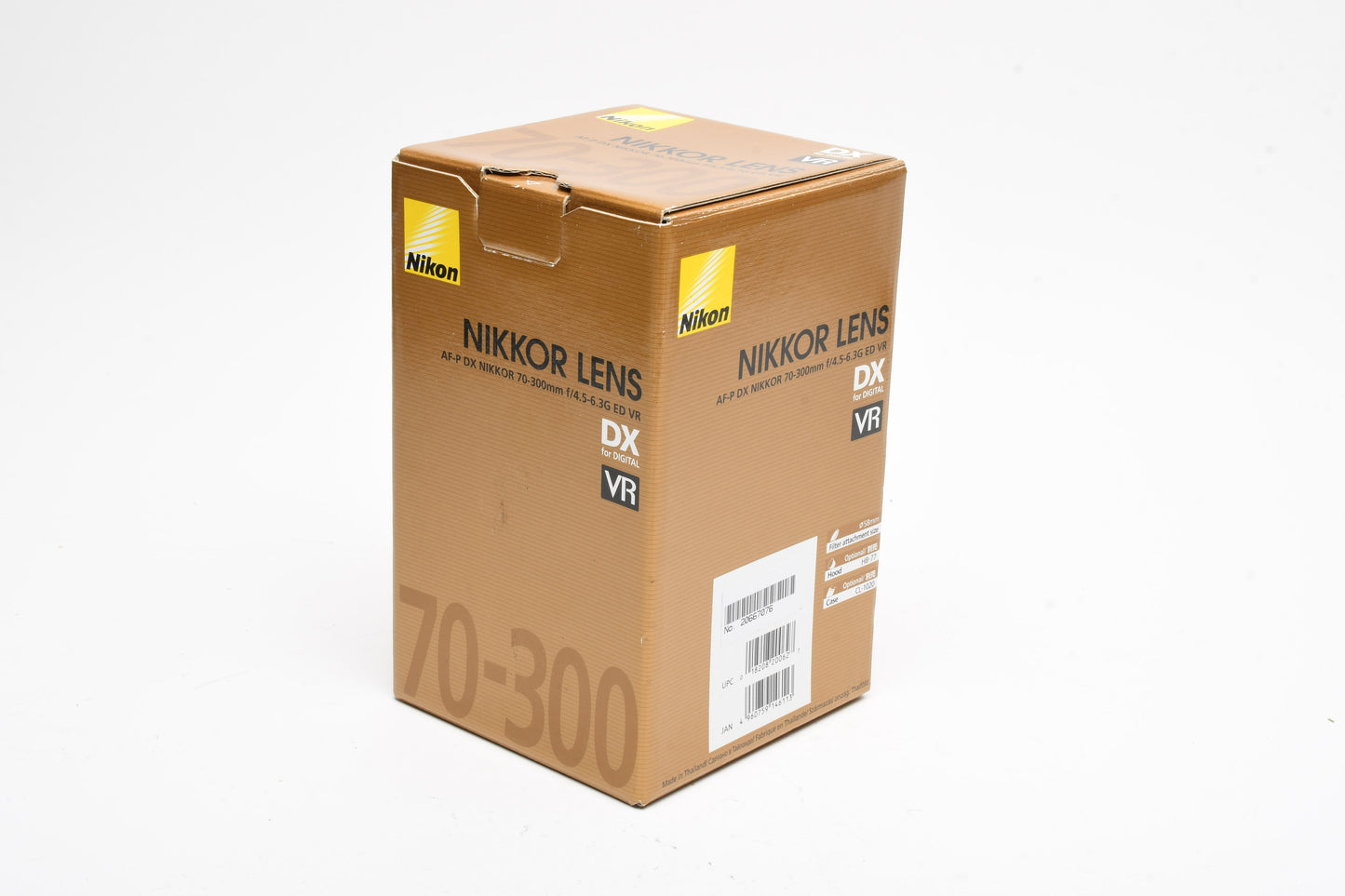 Nikon Nikkor AF-P DX 70-300mm f4.5-6.3G ED VR, Mint, USA, Boxed