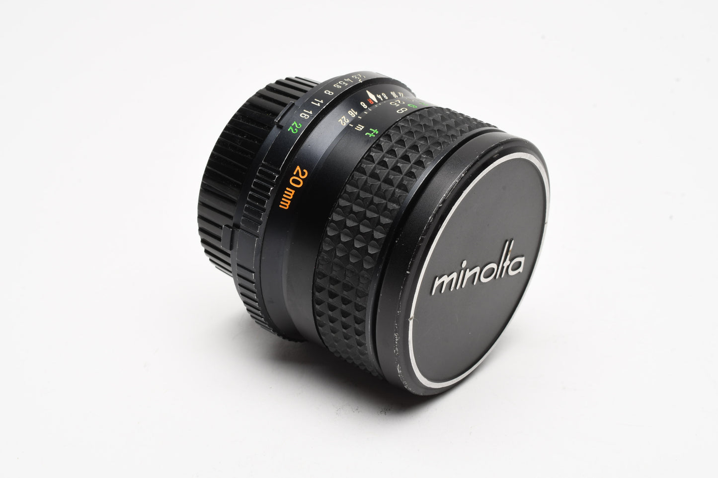 Minolta MD W.Rokkor-X 20mm F2.8 Lens for MD Mount, Caps, Sharp!