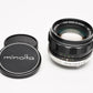 Minolta MC Rokkor-PF 58mm F1.4 Lens for MD Mount, Caps, Sharp!