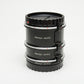 Mamiya Extension Tube set 1, 2, 3S w/Caps, very clean