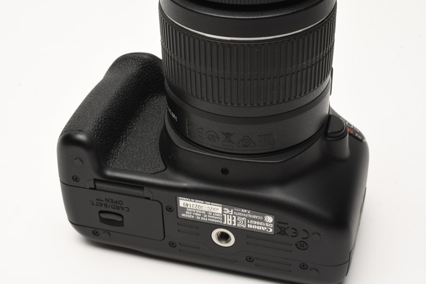 Canon EOS Rebel T6 DSLR w/18-55mm IS II, batt+charger Only 2382 Acts