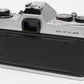 Pentax Spotmatic SP F chrome 35mm SLR w/50mm F1.8, case, cap, new seals, nice!