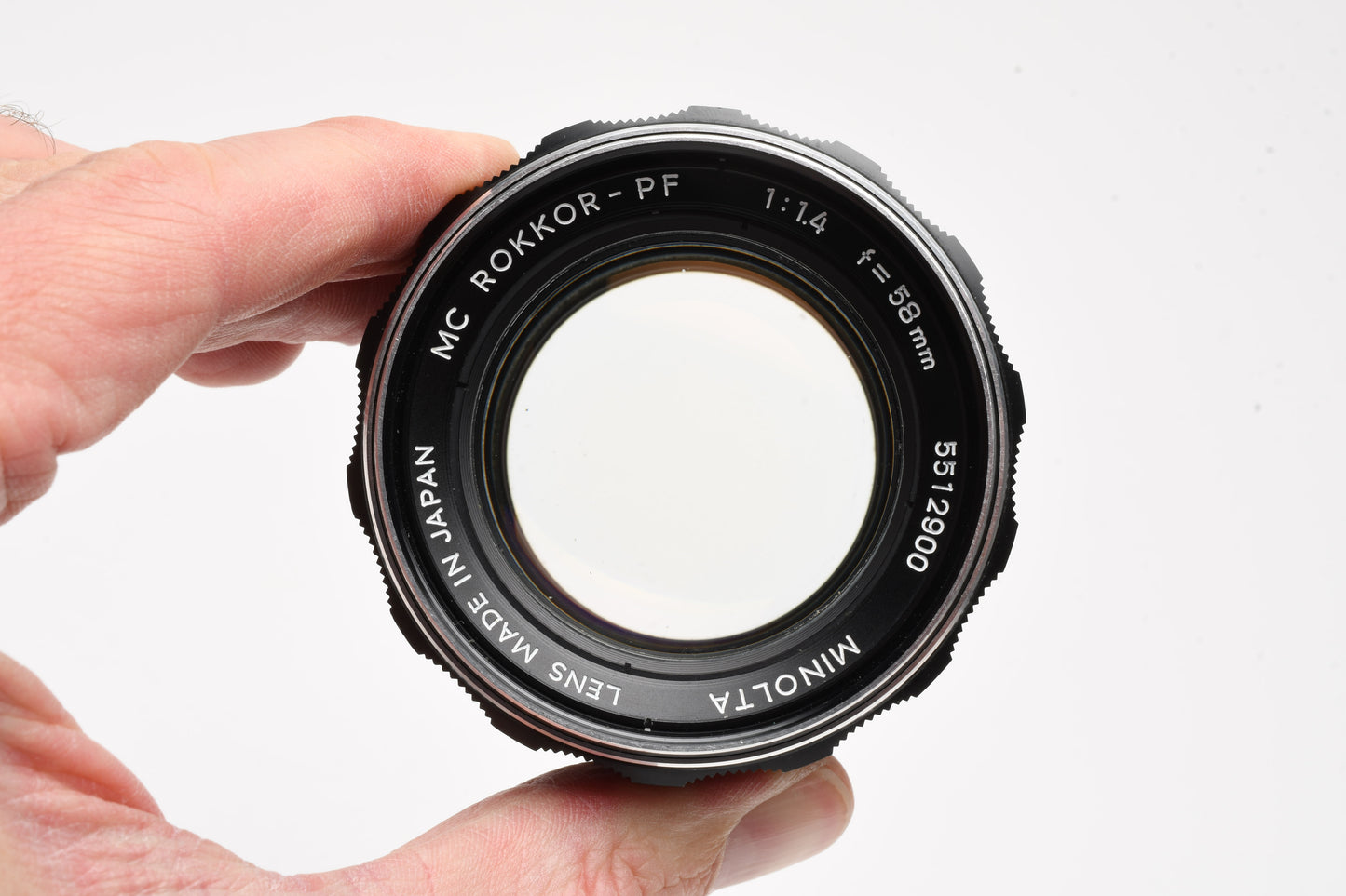 Minolta MC Rokkor-PF 58mm F1.4 Lens for MD Mount, Caps, Sharp!