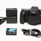 Canon EOS 70D DSLR Body w/Batt, charger, strap, Only 2552 Acts!