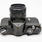 Pentax Spotmatic Black 35mm SLR w/Super MC Tak. 55mm F1.8, new seals, Nice!