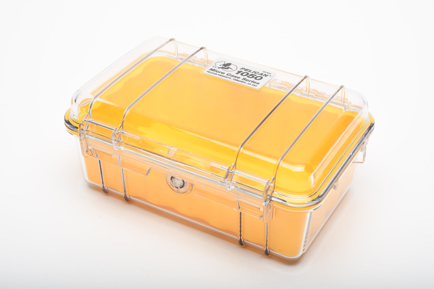 Pelican 1050 Micro Case series (Yellow lining), Clean