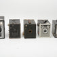 5X Vintage Box cameras - Nice collector or display bundle (A)
