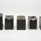 5X Vintage Box cameras - Nice collector or display bundle (A)