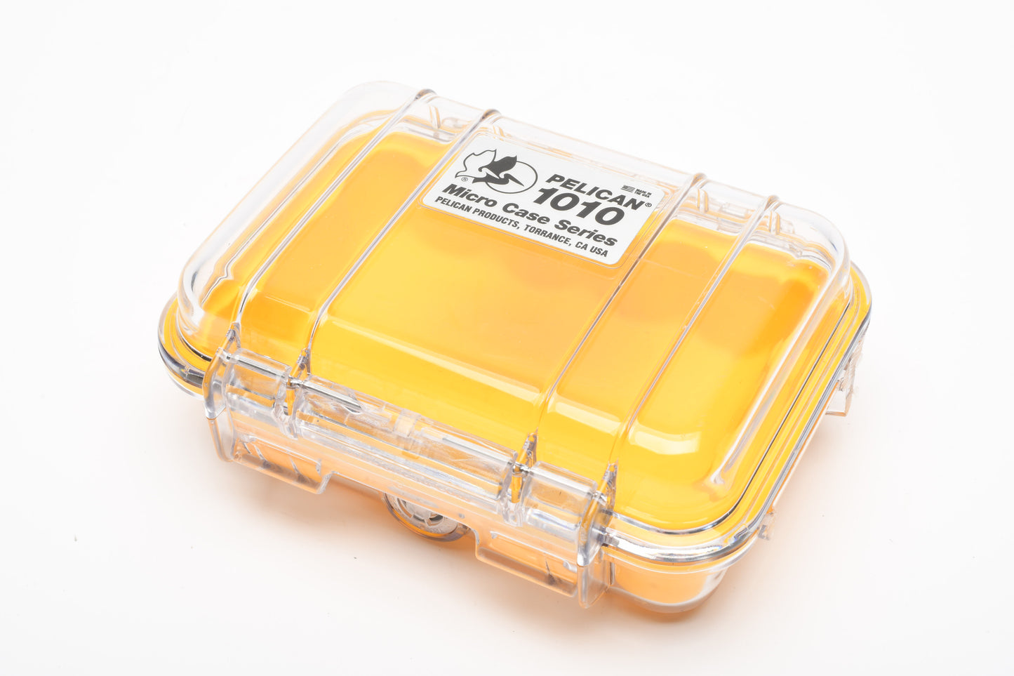 Pelican 1010 Micro Case series (Yellow lining), Clean