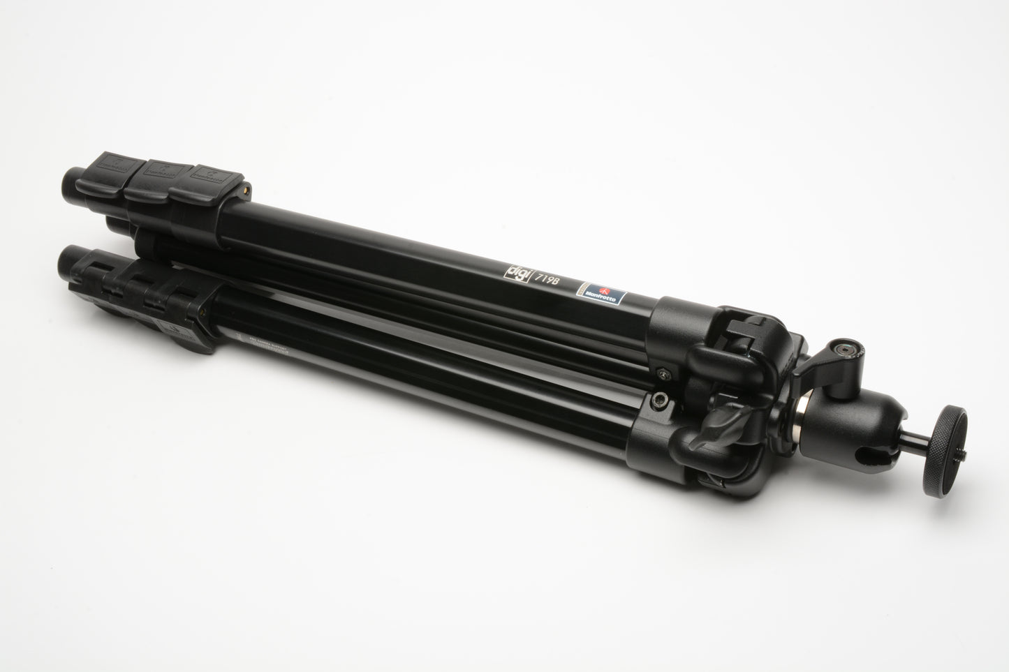 Manfrotto Digi 719B Tripod w/Ball Head, case, Great, *Read