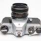 Pentax Spotmatic SP F 35mm SLR w/Takumar 55mm F1.8 lens, new seals, case, nice!