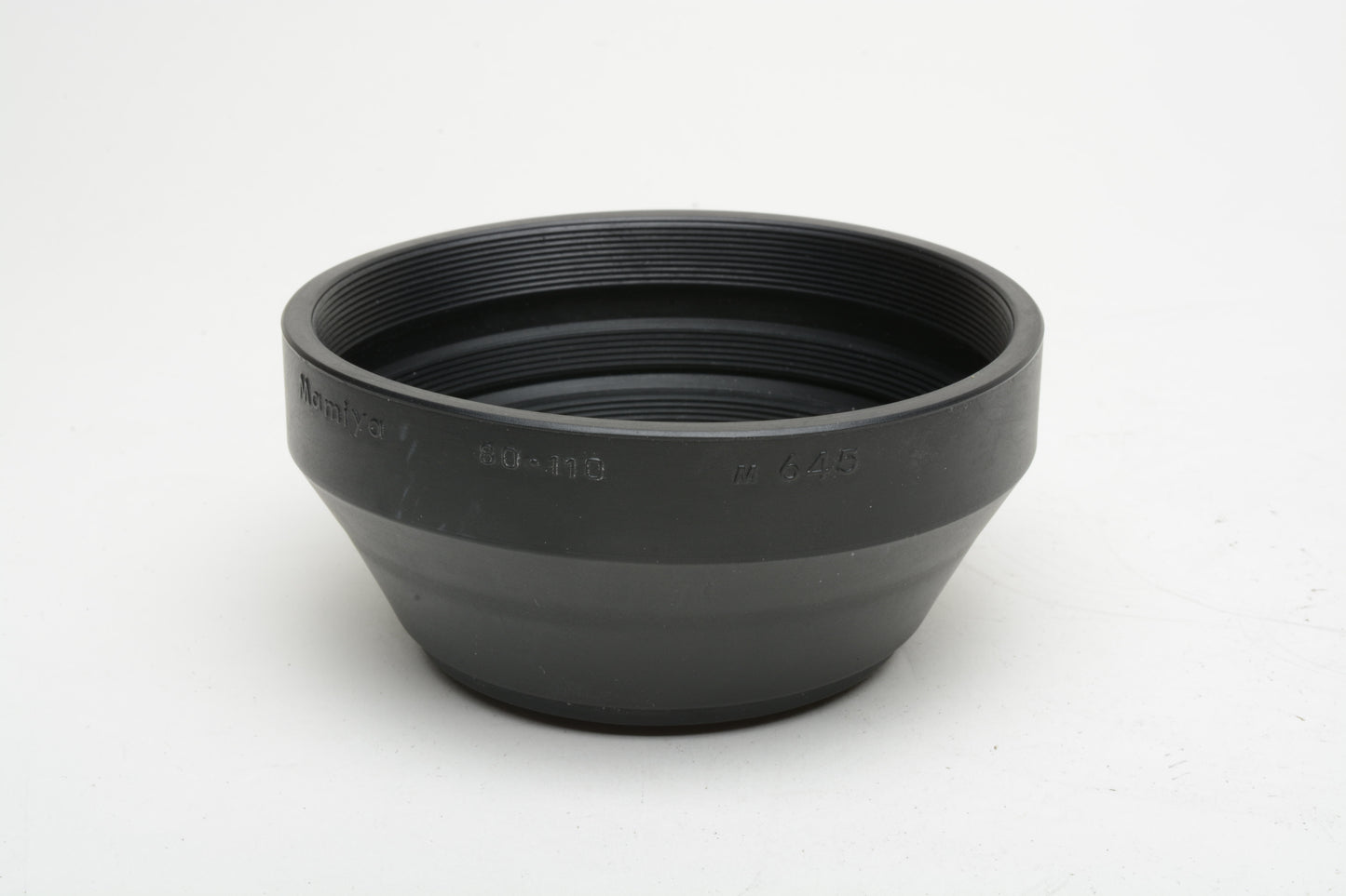 Mamiya 80-110mm rubber lens hood (58mm), Very clean