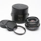 Pentax-M SMC 28mm f2.8 wide angle lens for Pentax PK Mount, caps, UV, case, nice!