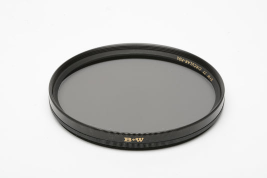 B+W 77mm F-Pro Circular Polarizing Circular-Pol Filter in jewel case, clean