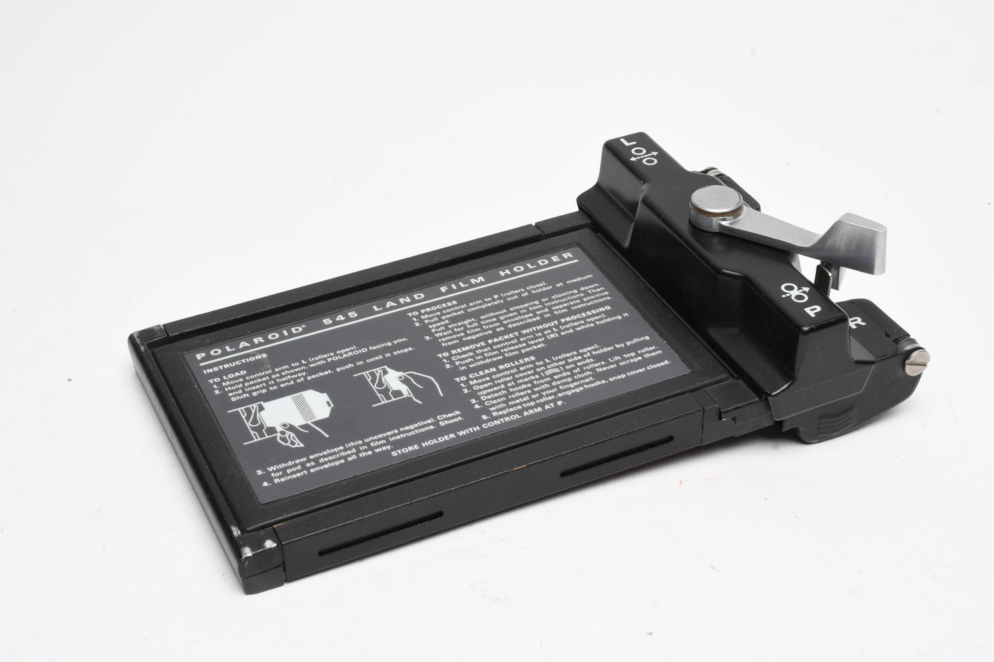 Polaroid 545 Land Film Holder, Good & clean