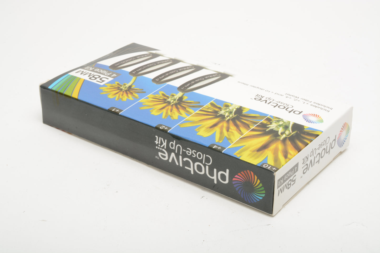 Photive set of 4 Close-up Filter set 58mm (+1, +2, +4, +10) NIB w/Pouch