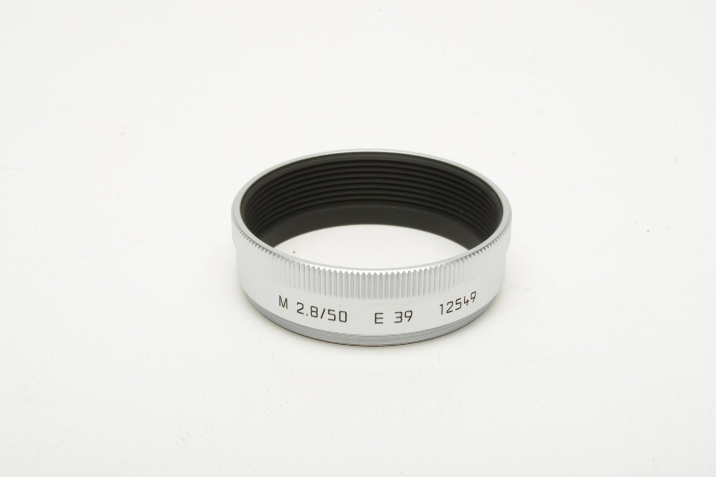 Leica 12549 lens hood for Elmarit 50mm f2.8 lens, NIB
