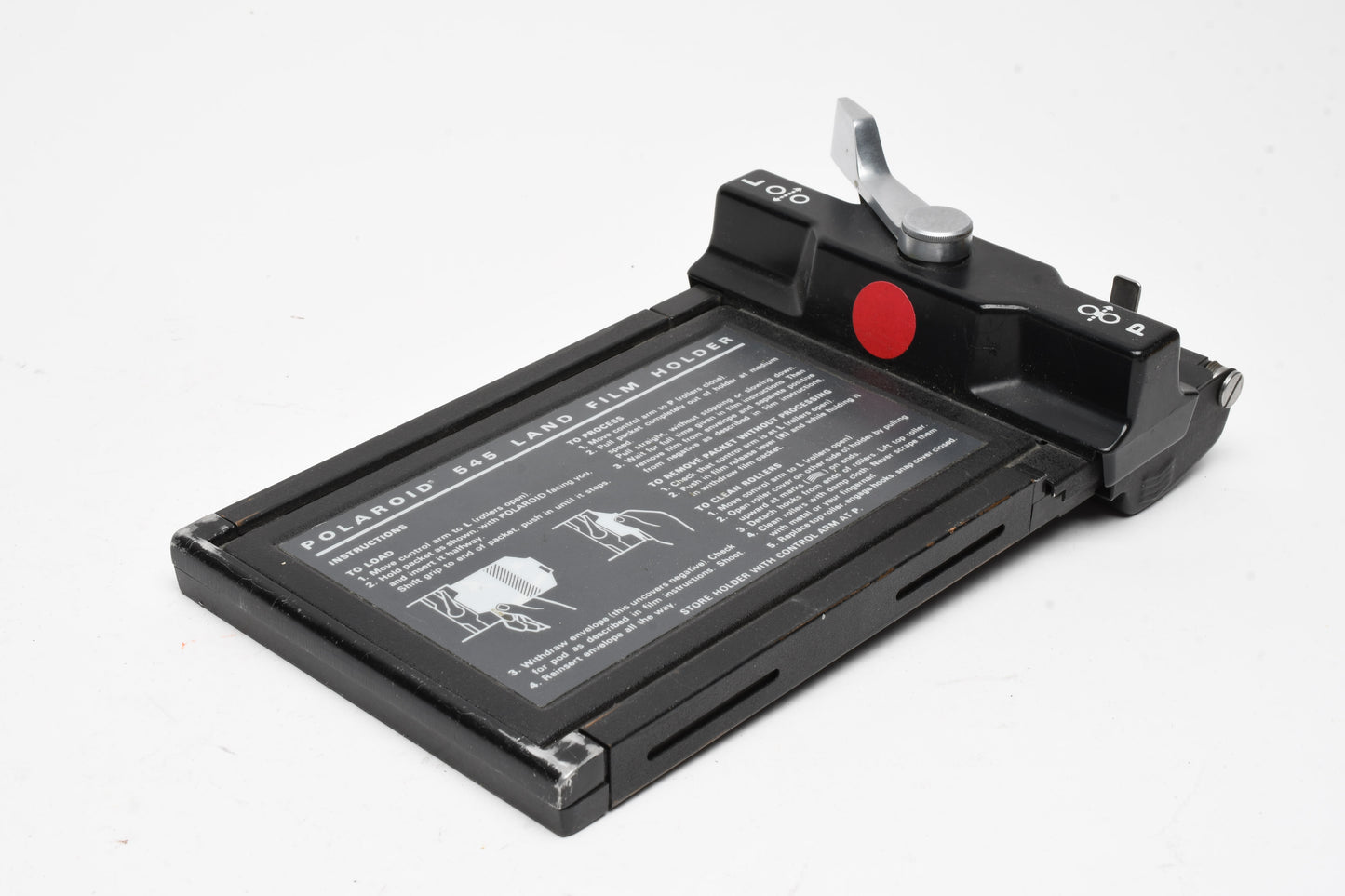 Polaroid 545 Land Film Holder, Good & clean