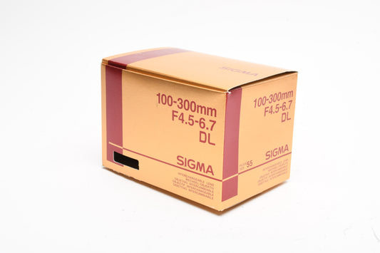 Sigma AF 70-300mm f4.5-6.7 tele zoom lens, Sigma Mount, Boxed