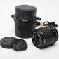 Pentax SMC 135mm F3.5 PK Mount lens, clean and sharp, w/Caps, case, Mint-