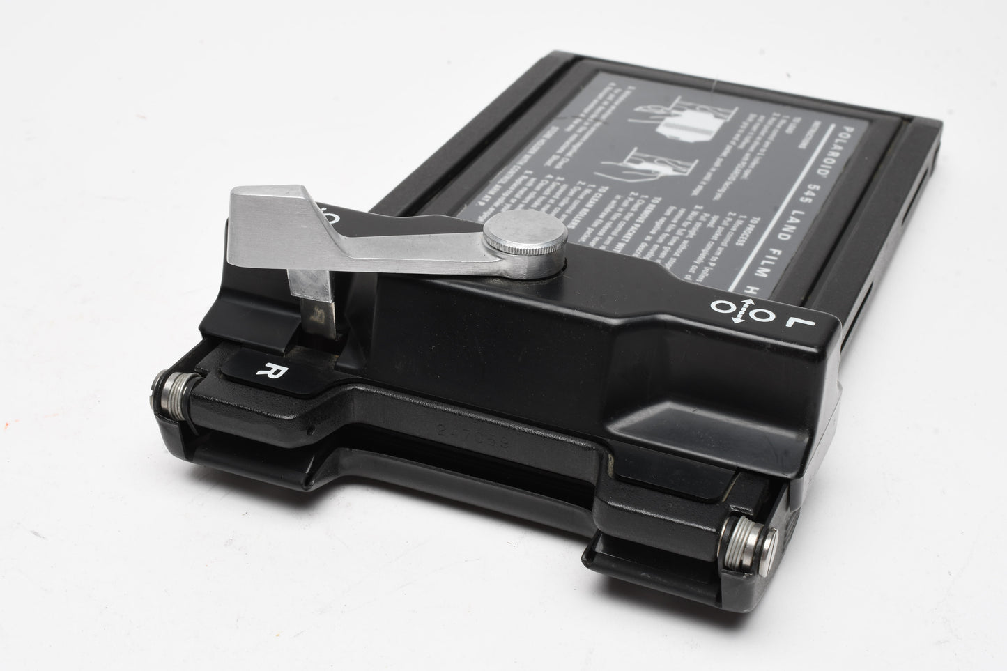 Polaroid 545 Land Film Holder, Very clean, light use
