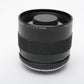 Deitz 300mm f5.6 compact Reflex lens, case+filters, Pentax PK, Very nice, *Read