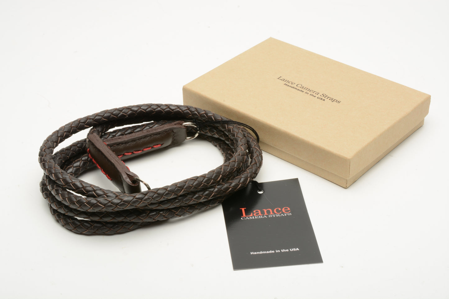 Lance Camera Strap brown rope leather, Gorgeous, high quality, New