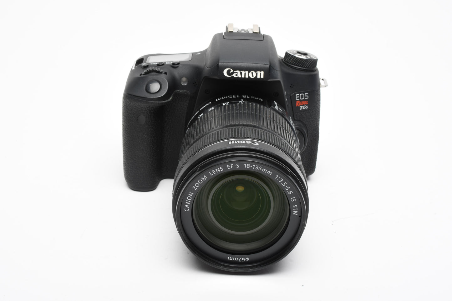 Canon T6s DSLR body w/18-135mm f3.5-5.6 IS STM bundle, Clean, Boxed
