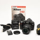 Nikon D40 DSLR body w/Nikkor 18-55mm f3.5-5.6G ED, Book, Nice!