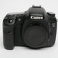 Canon EOS 7D 18MP DSLR body bundle, Book, manuals, batt, charger, 48K Acts