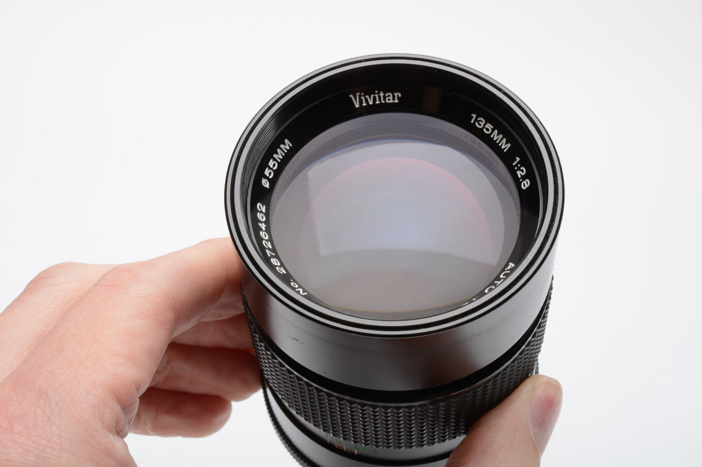 Vivitar 135mm f2.8 Pentax PK Portrait lens, caps, NIce & sharp