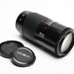 Minolta Maxxum AF 70-210mm f4 lens, hood+caps, Nice & clean "Beer Can"