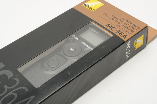 Nikon MC-36A Multi-Function Remote Cord #27032 New